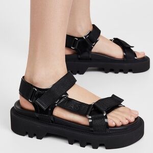 LAST Candy Sandals 38, Black